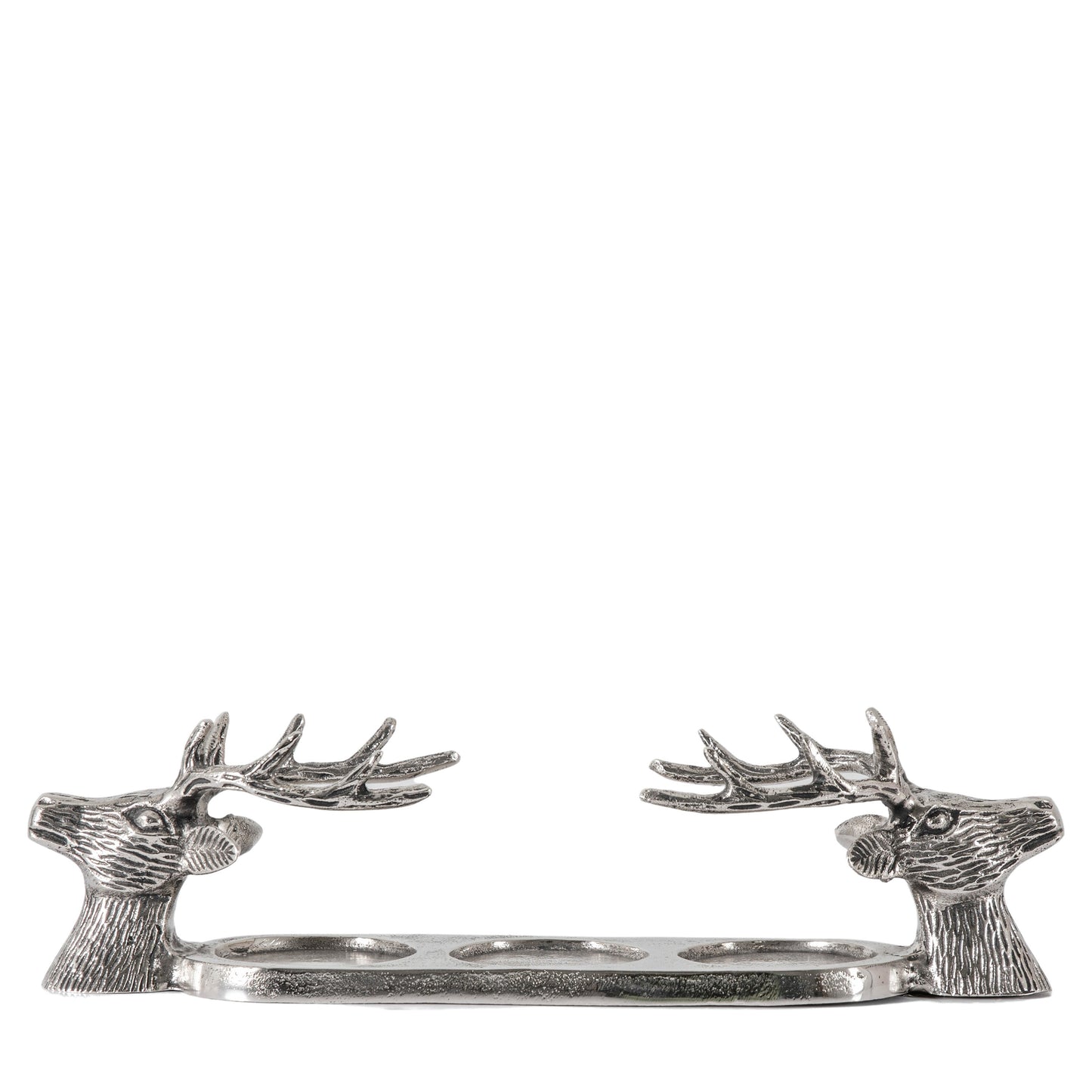 Stag Candleholder x3 Aluminium