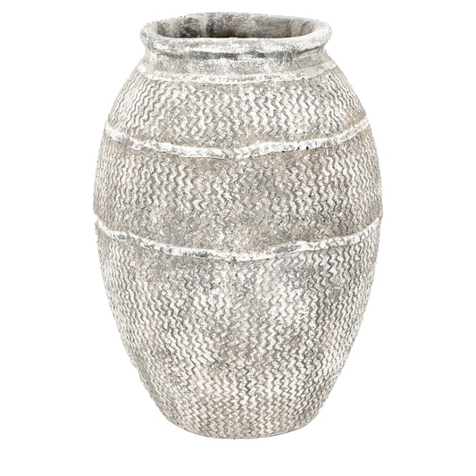 Zante Vase Large Antique Grey Large