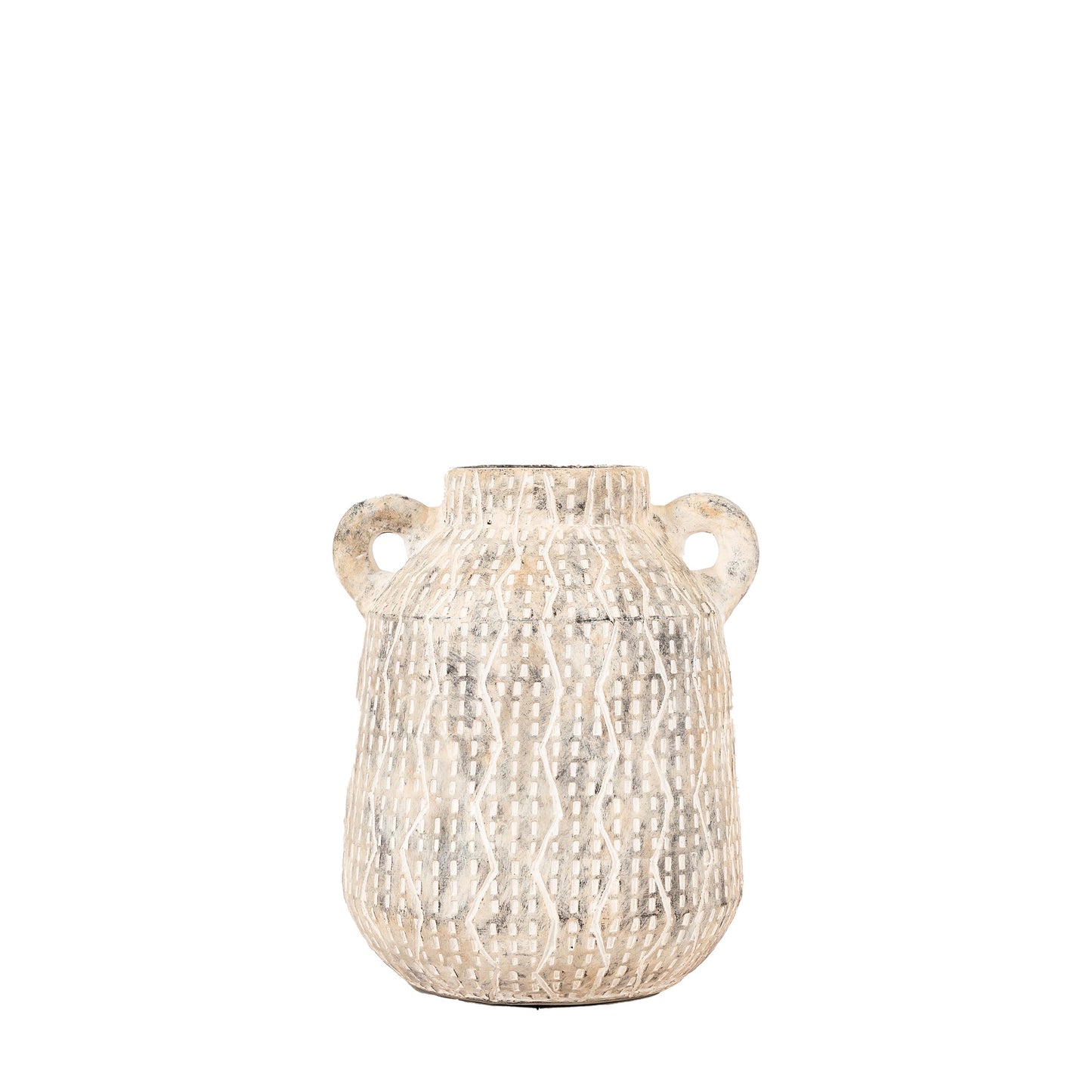 Ica Vase Small Earthy White