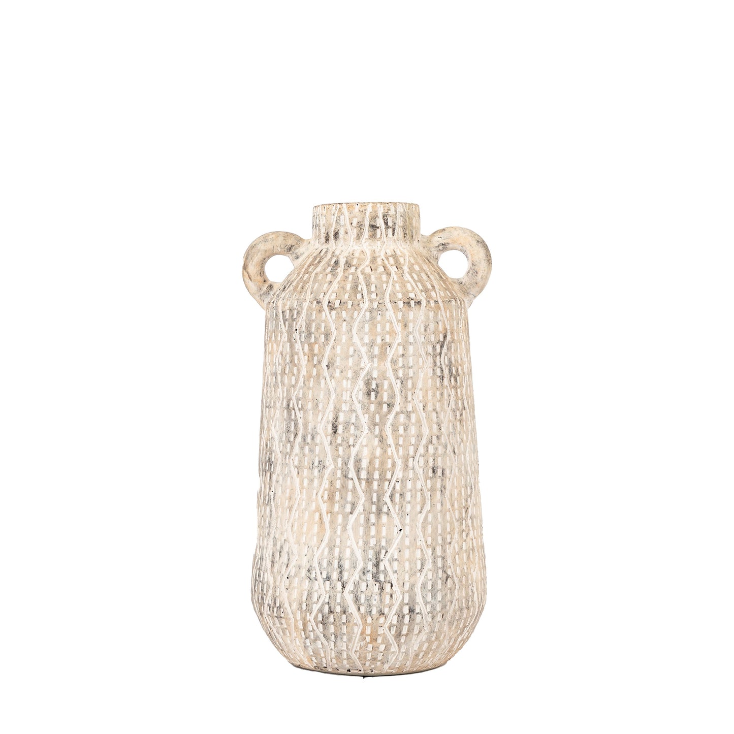 Ica Vase Medium Earthy White