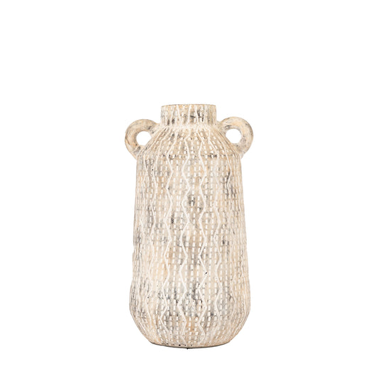 Ica Vase Medium Earthy White