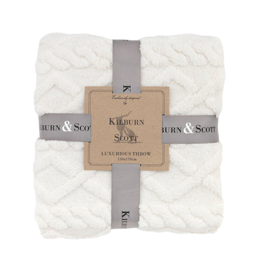 Textures Cable Knit Cream