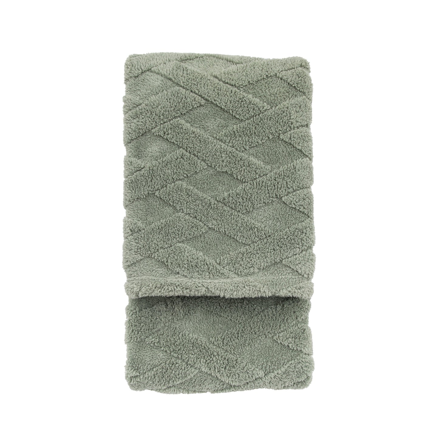 Textures Cross Knit Aspen Green 130x170cm