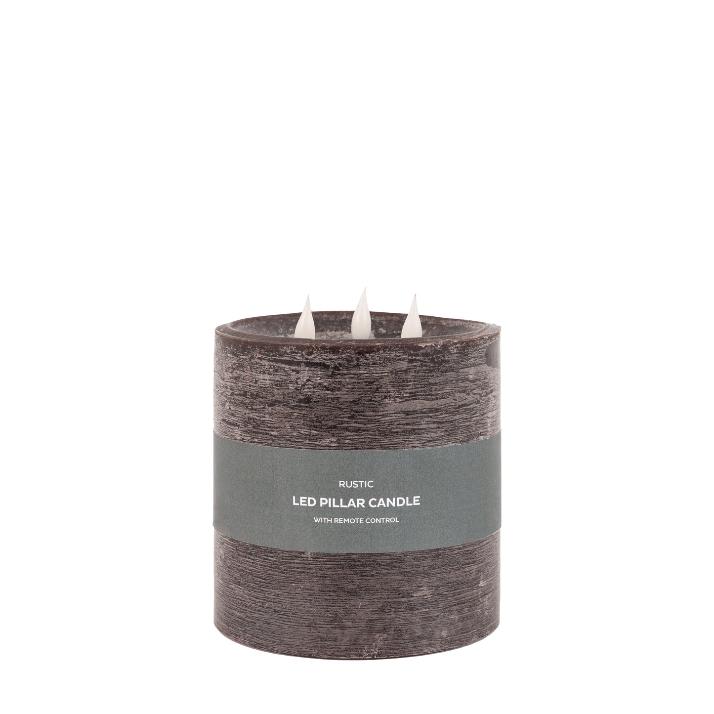 LED 3 Wick Candle Mocha