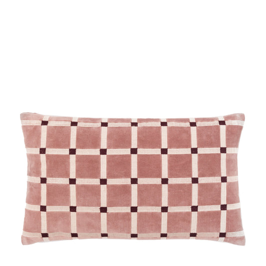 Sana Velvet Cushion Mauve