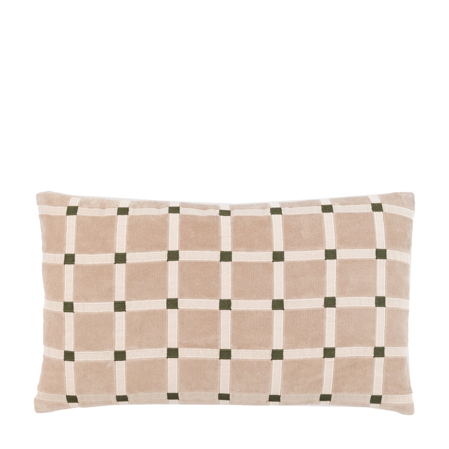 Sana Velvet Cushion Taupe