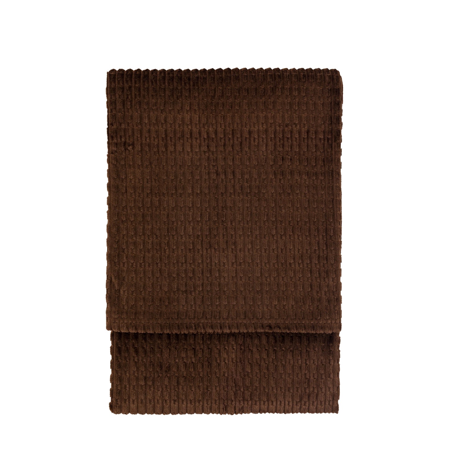 Winson Flannel Throw Chocolate