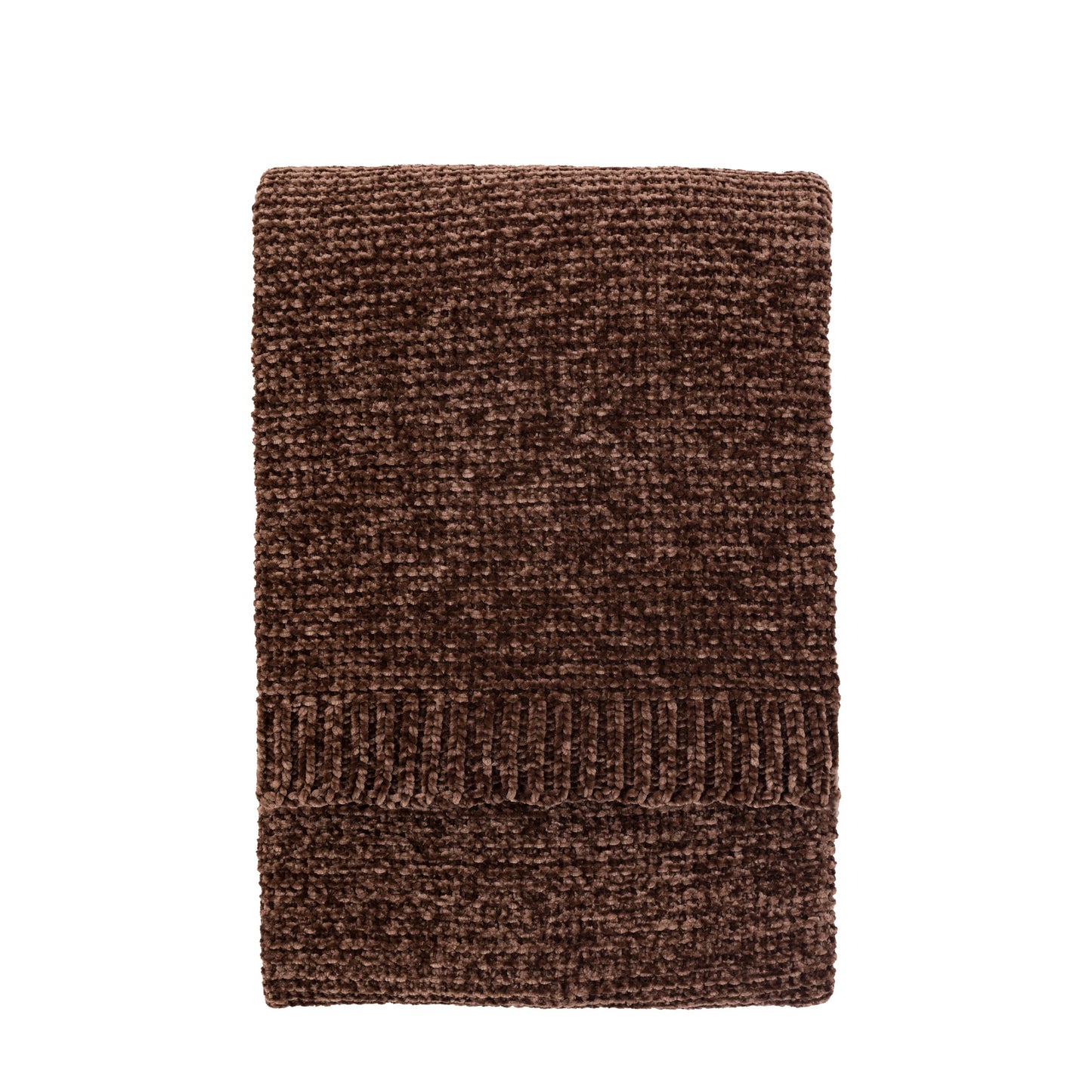 Deco Luxe Chunky Chenille Throw Chocolate