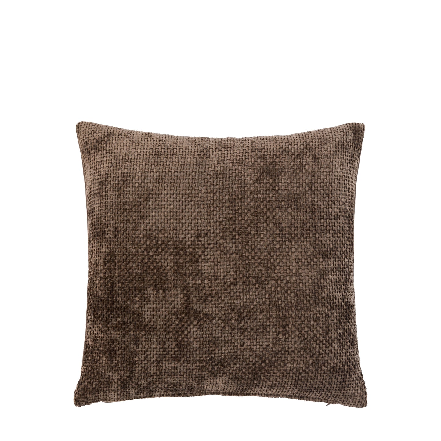 Basketweave Cushion Chocolate 2pk