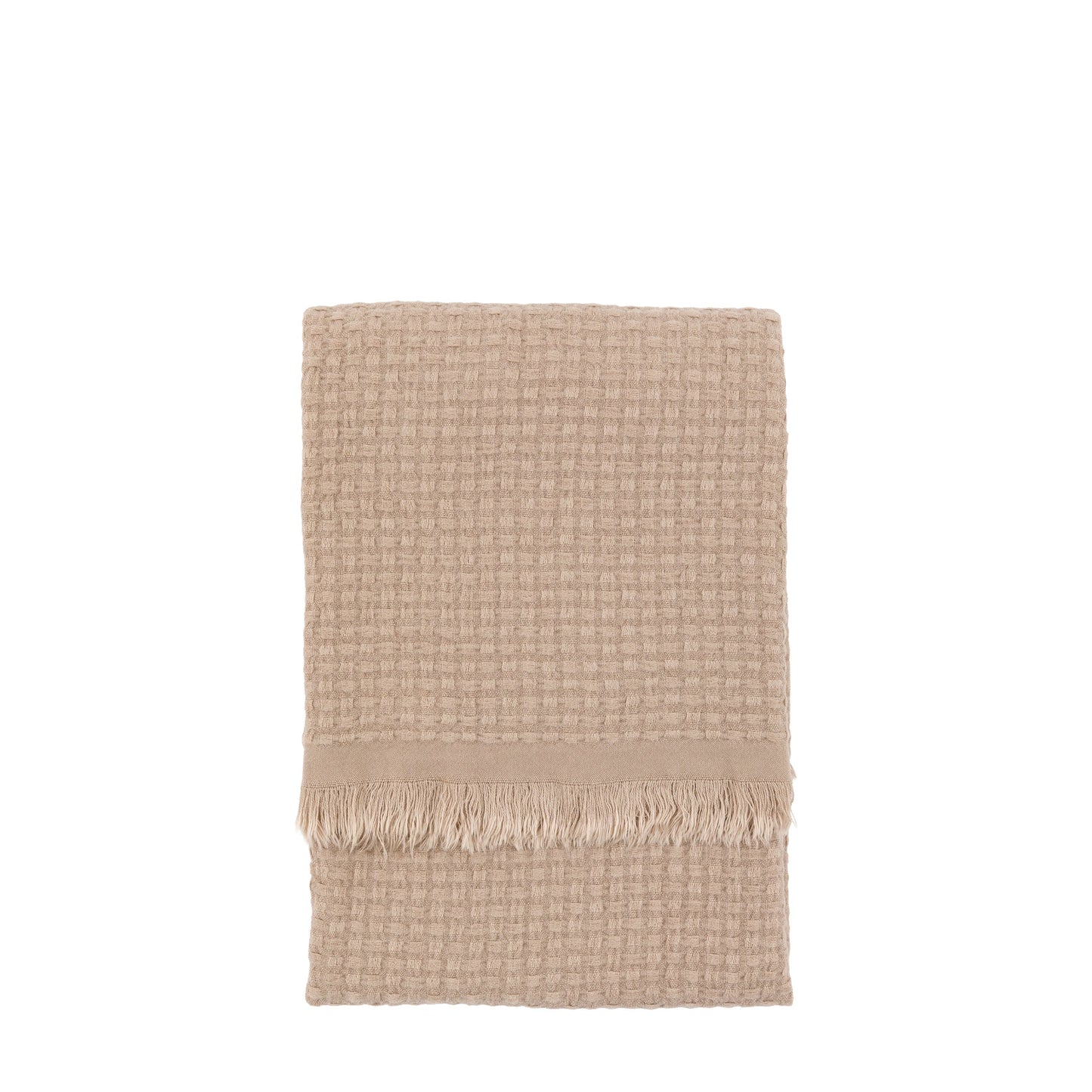 Soft Touch Waffle Throw Natural