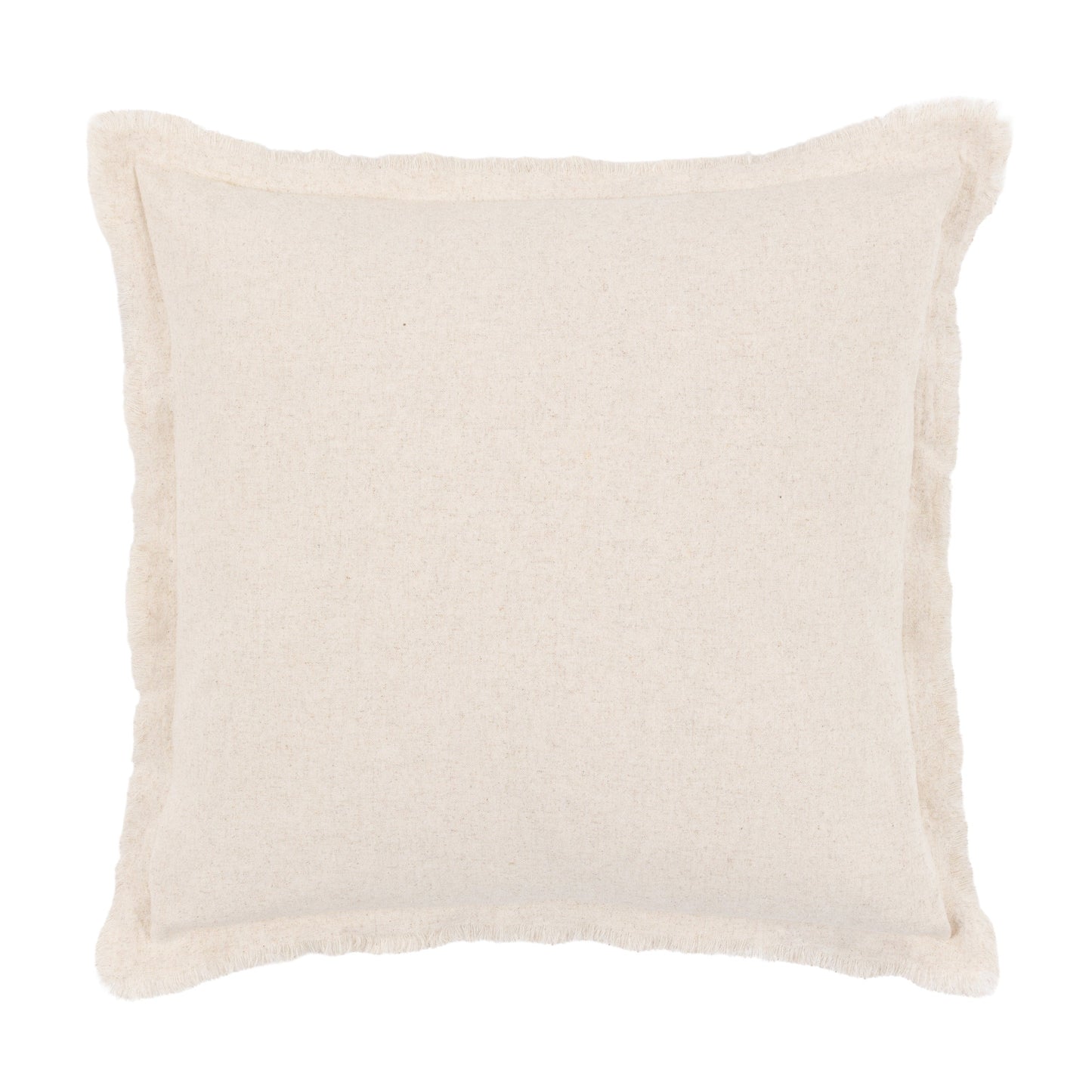 Linen Look Cushion Cream 2pk