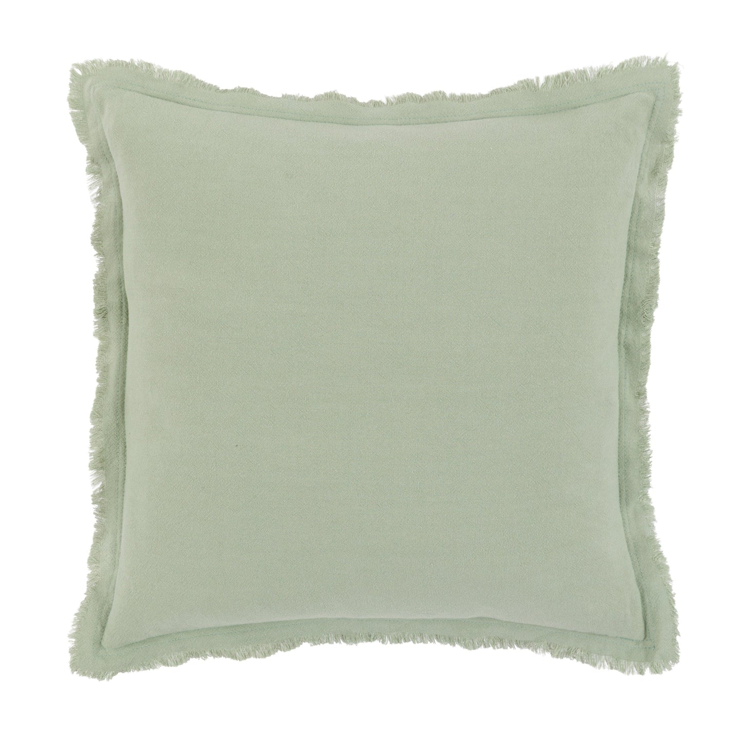 Linen Look Cushion Sage 2pk