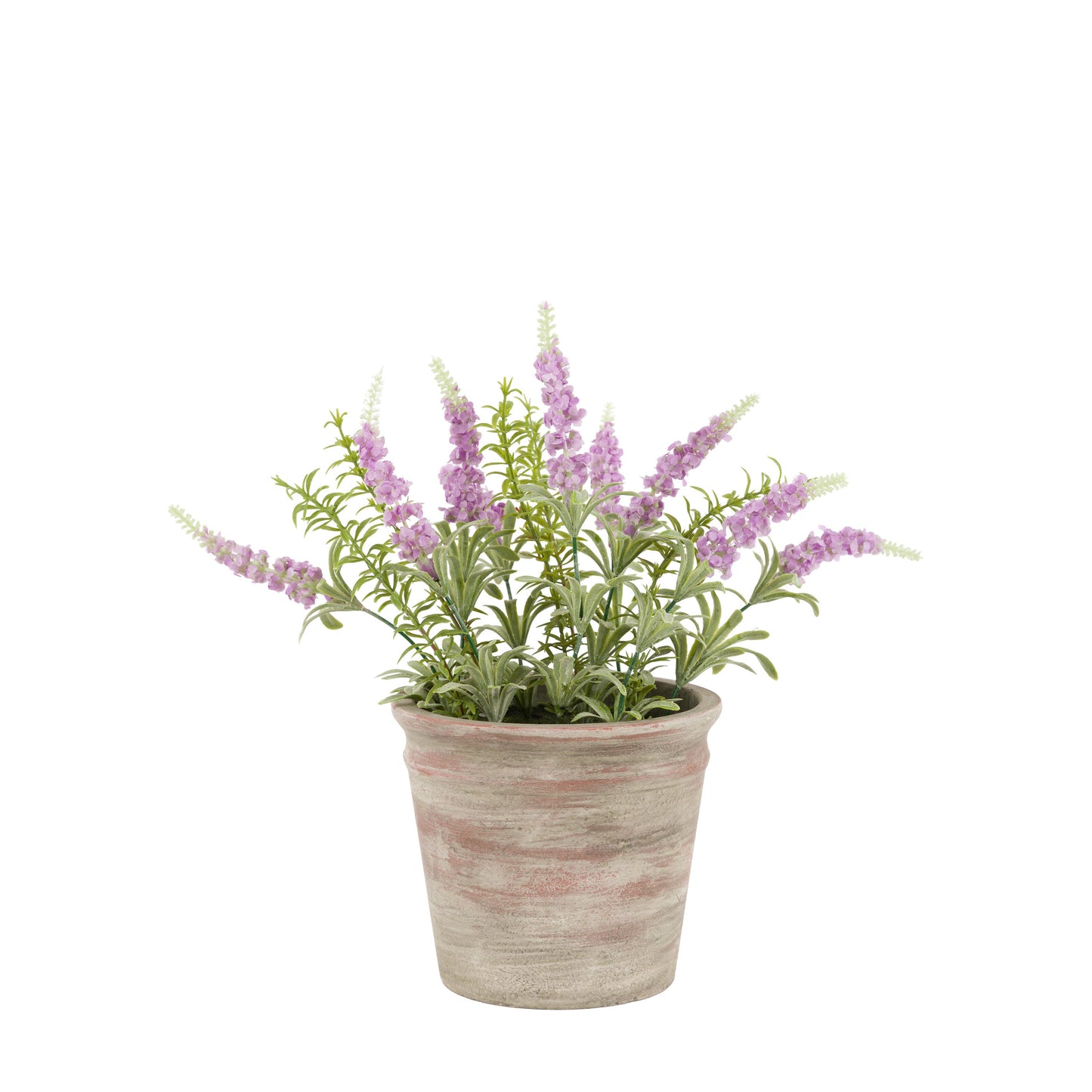 Faux Potted Rustic Lilac Lavendar