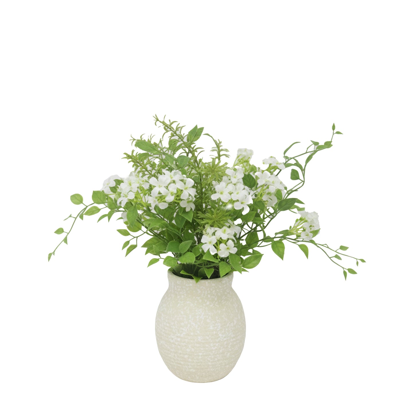 Faux Wildflower Floral Vase Arrangement