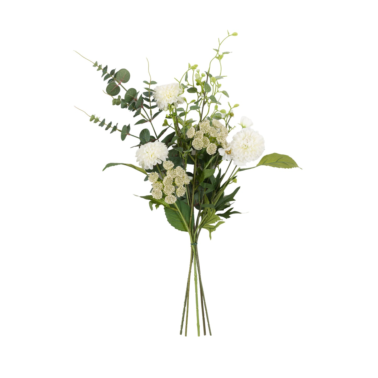 Faux Cream Mixed Wrapped Bouquet