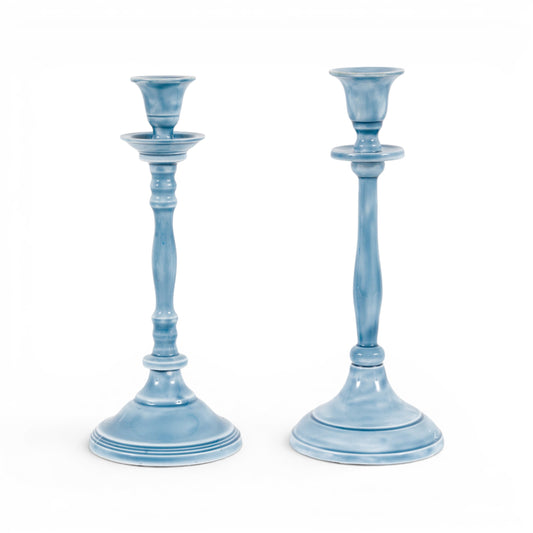 Altea Candlesticks Blue Set of 2