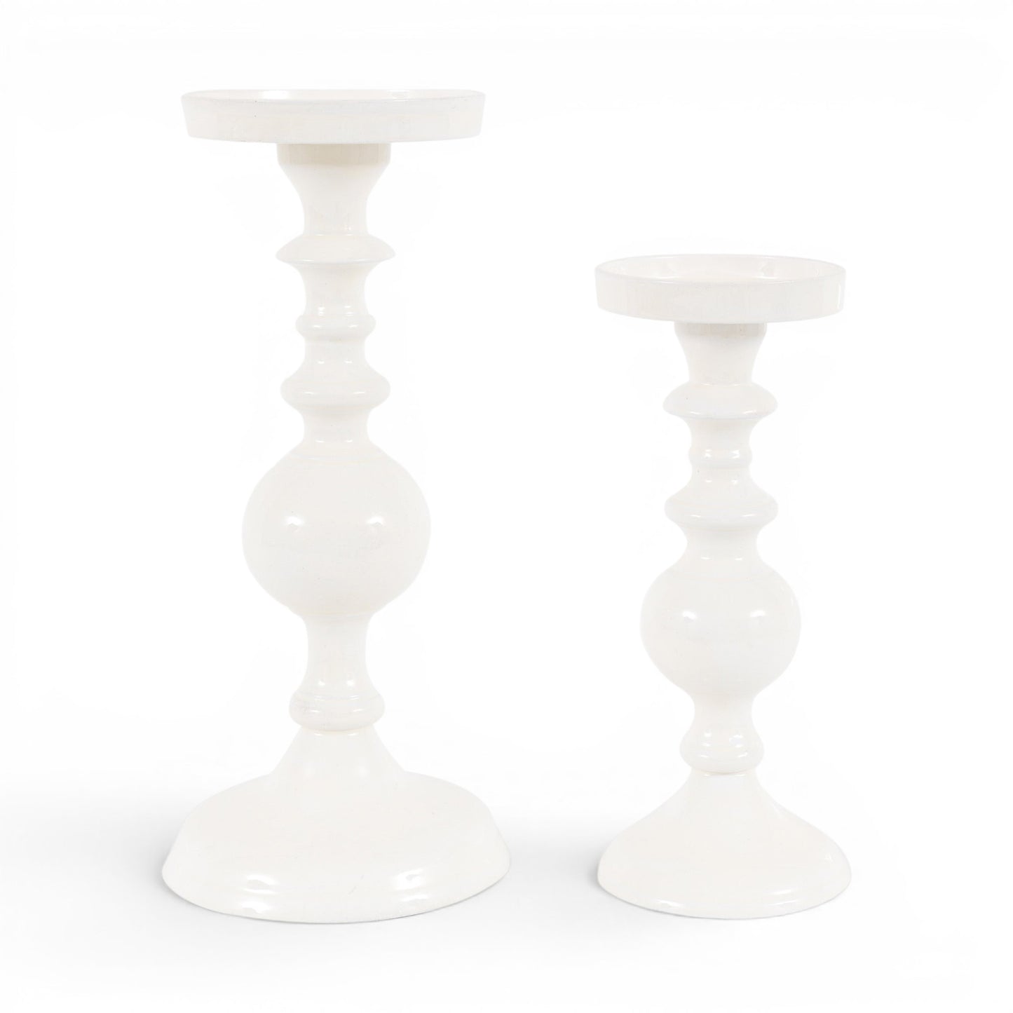 Alzira Candlesticks Cream Set of 2