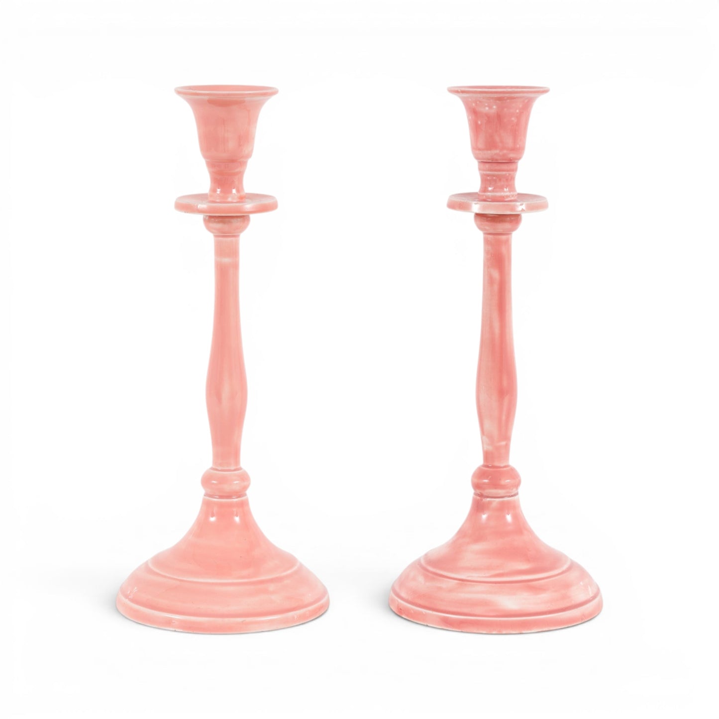 Erla Candlesticks Pink Set of 2