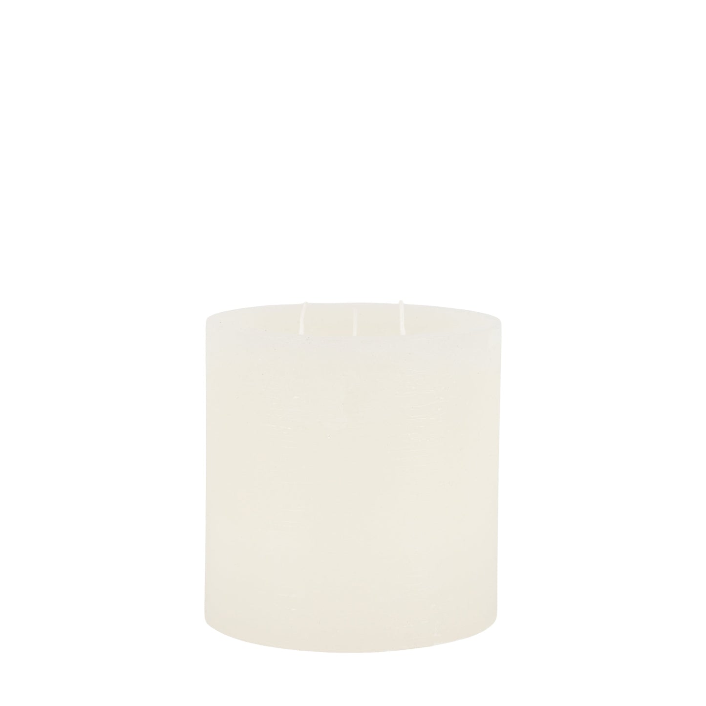 Pillar Candle Rustic White