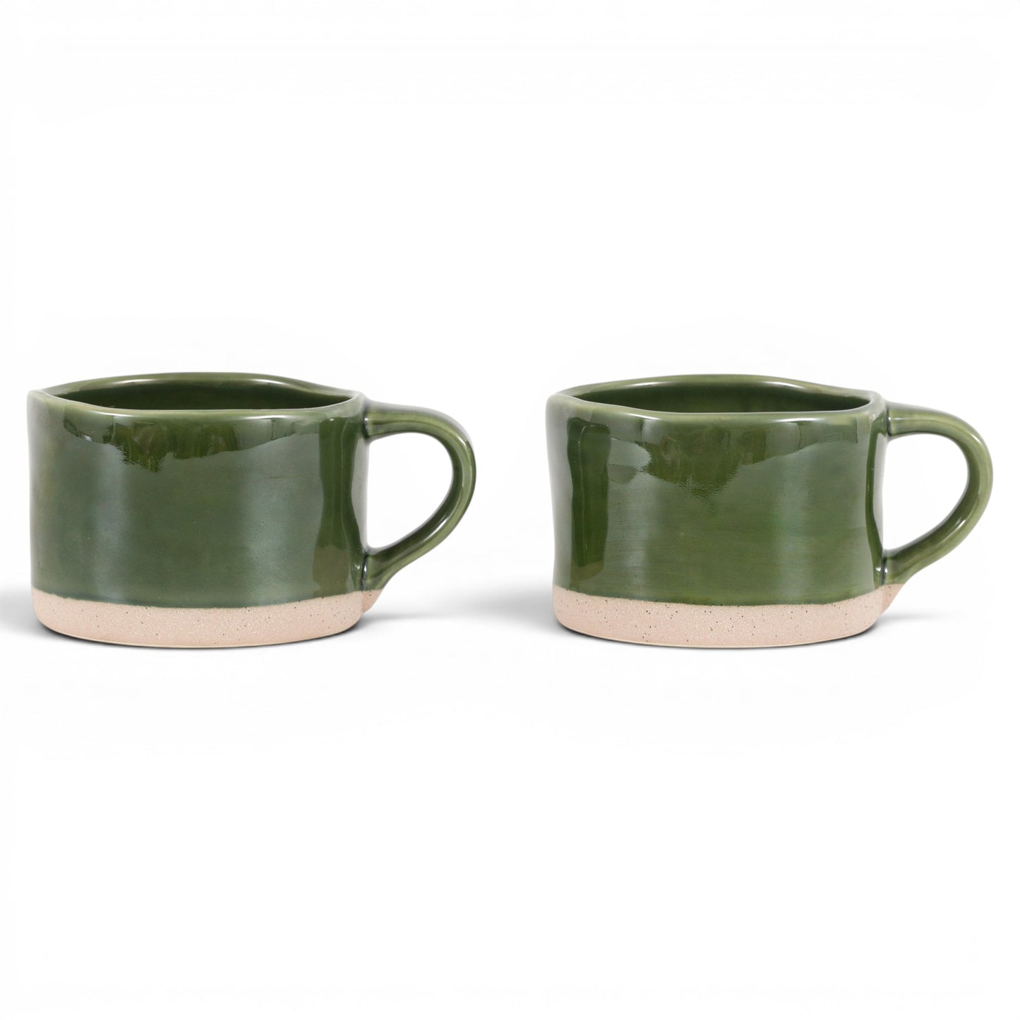 Rustic Mug Green - 4 Pack