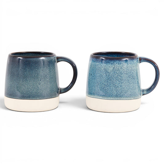 Reactive Glaze Mug Ink Blue - 4 Pack