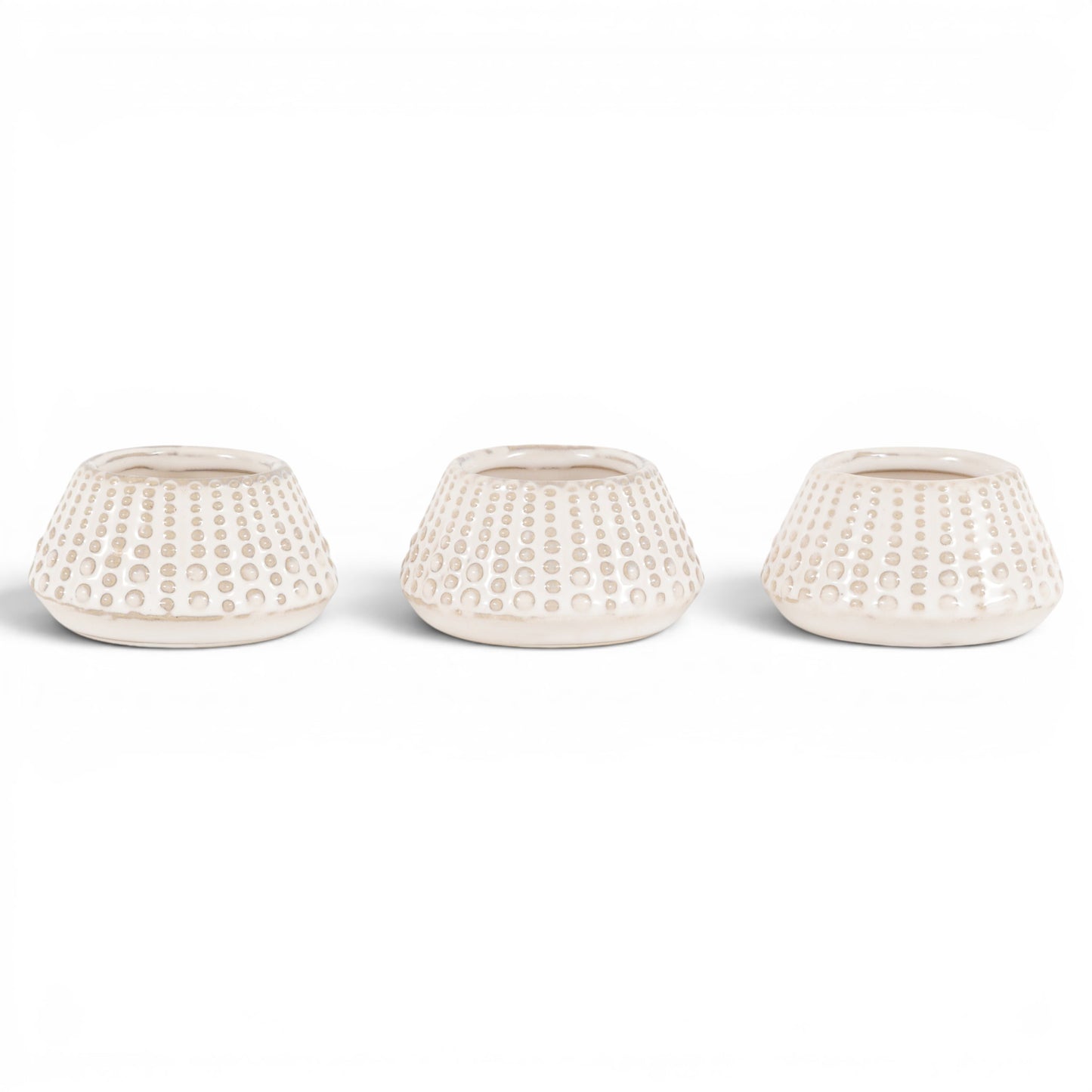 Fleck Dotted Tealight Holder Set of 3