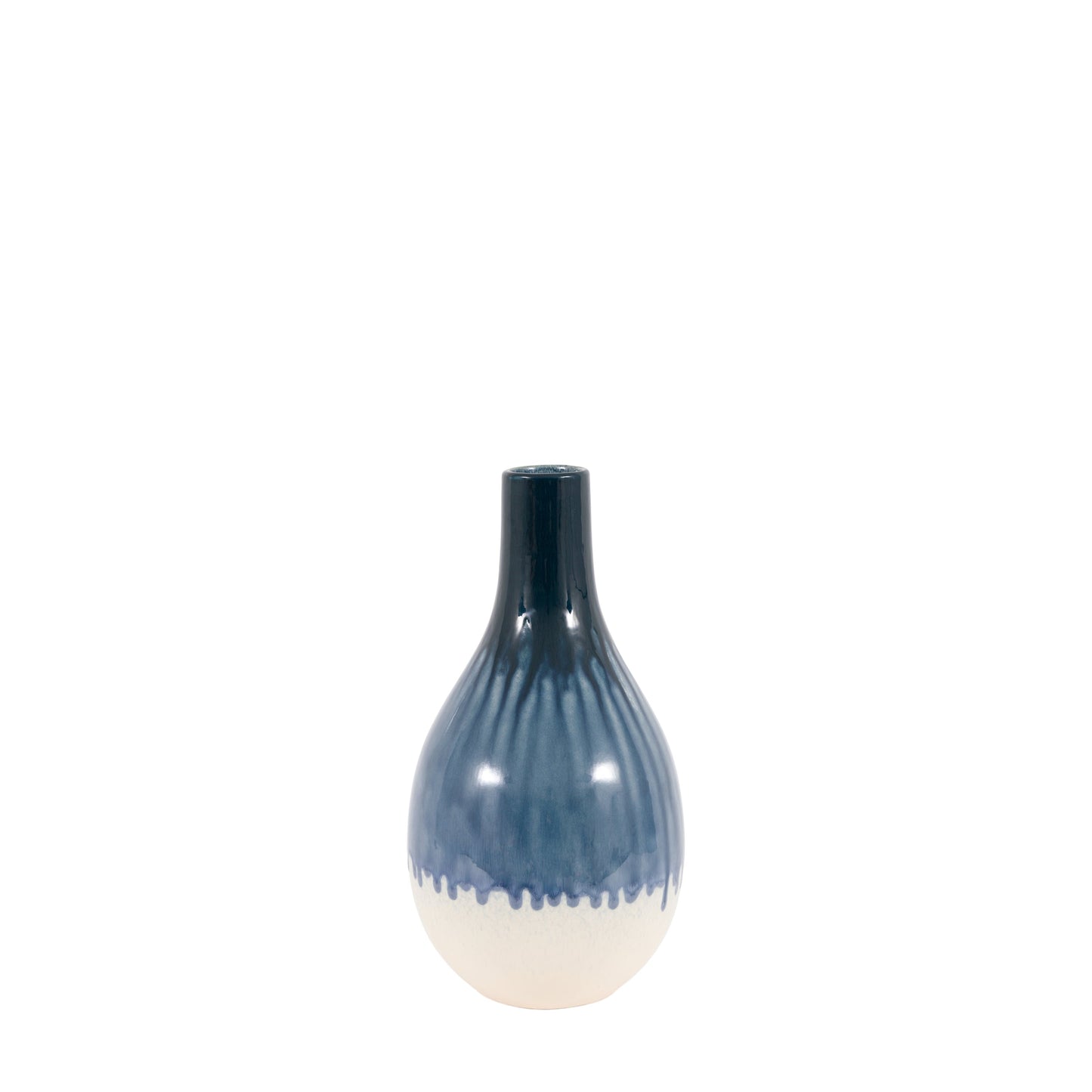 Orro Blue Organic Fade Ceramic Vase
