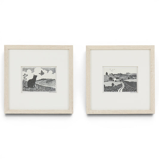 Rural Studies II Framed Art Set of 2