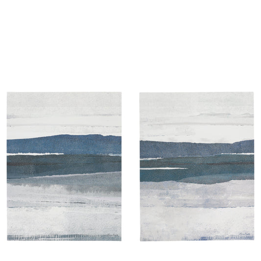 Calm and Collected Framed Canvas Set of 2