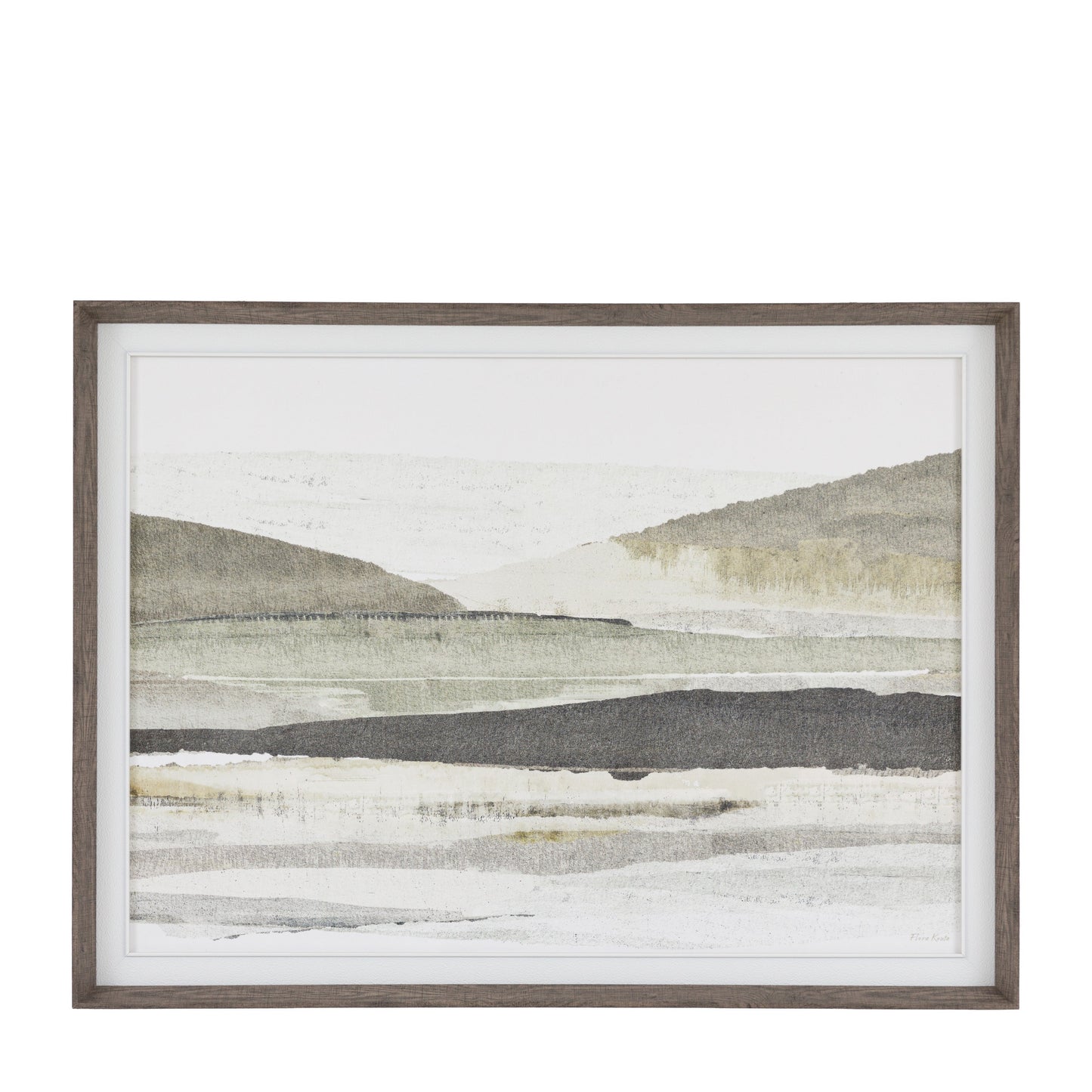 Morning Mirage Framed Canvas