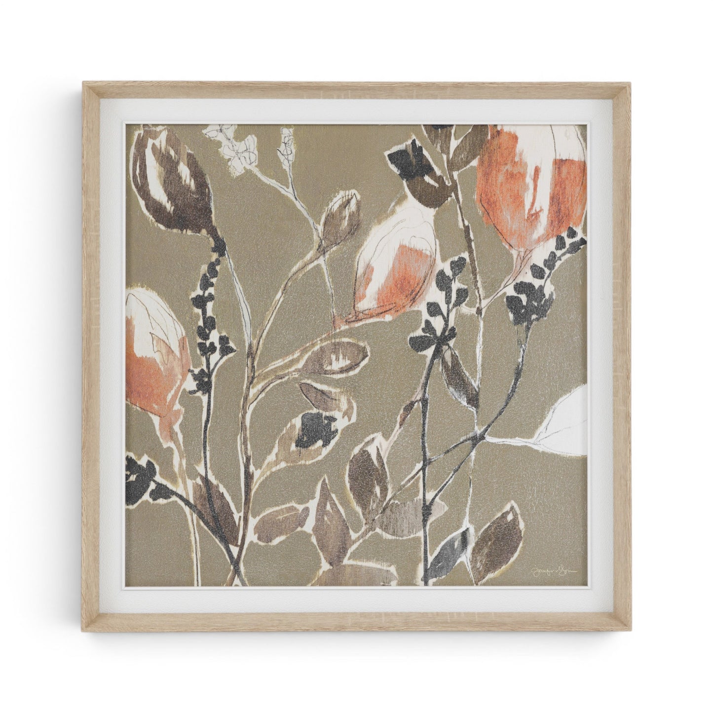 Subtle Touch Framed Canvas