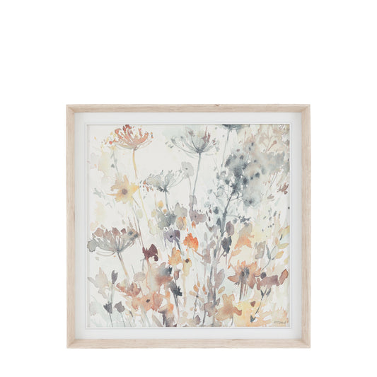 Garden Notes Framed Canvas