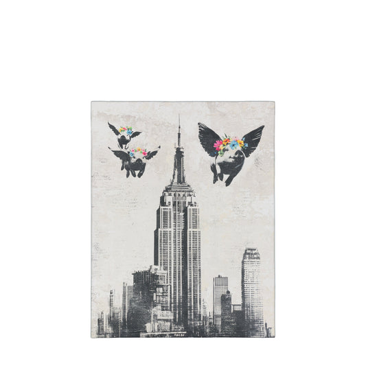 Concrete Dreams II Framed Canvas