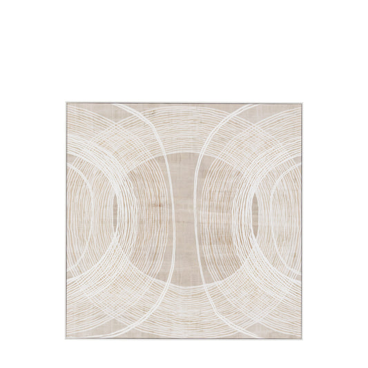 In the Round Framed Canvas