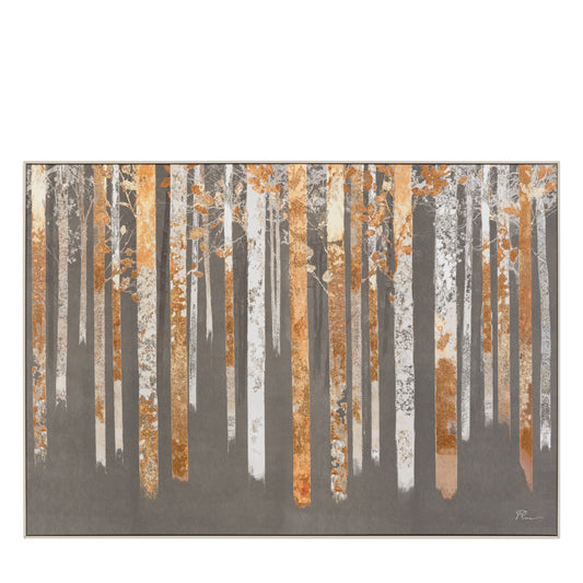 Guilded Silence Framed Canvas
