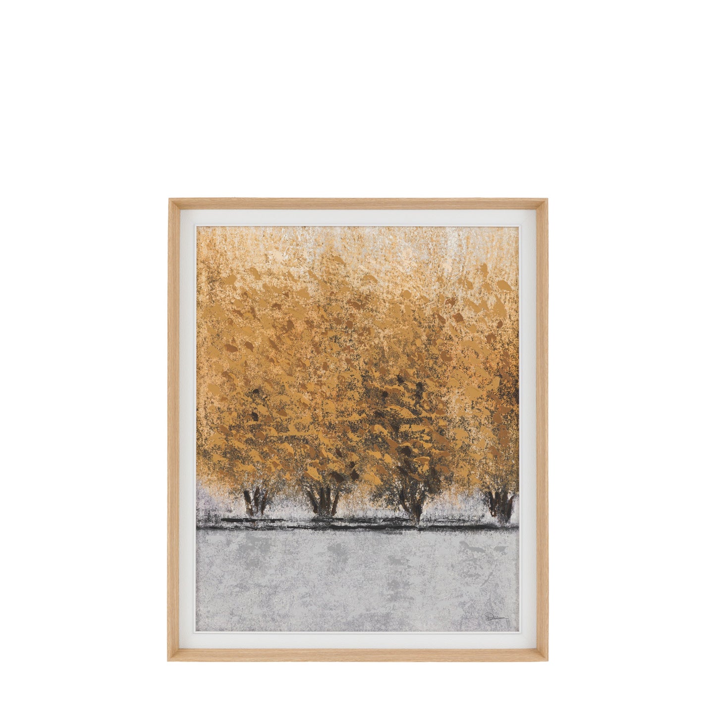 Hint of Heat Framed Canvas