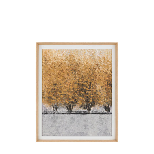 Hint of Heat Framed Canvas