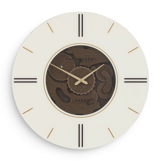 Cogger Wall Clock Dark Walnut