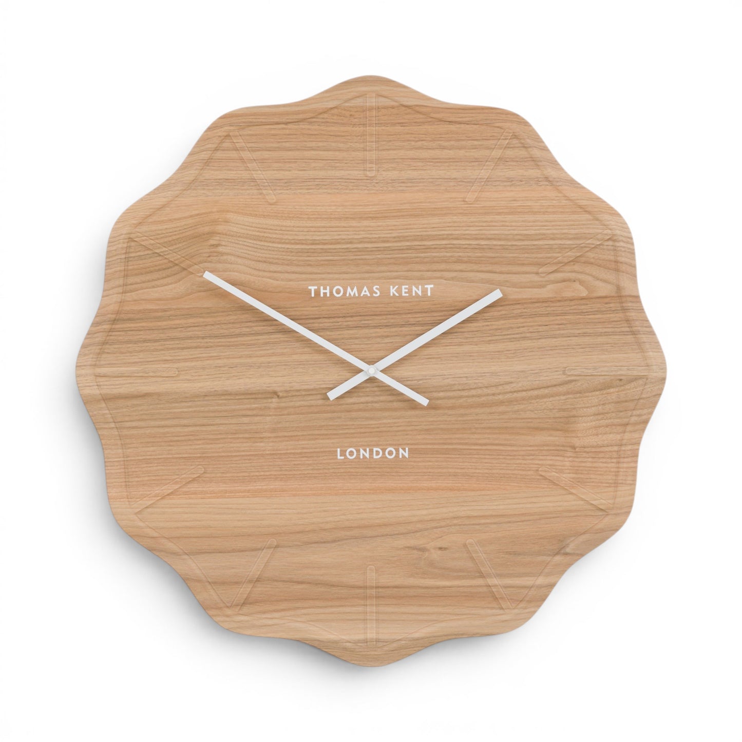 Harley Wall Clock Light Cedar