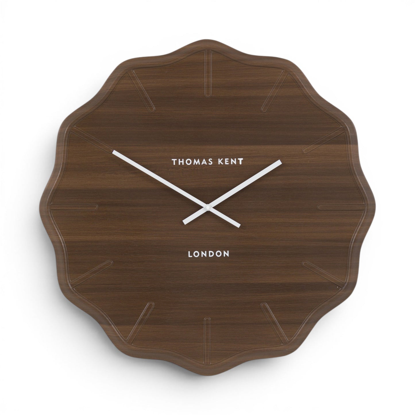 Harley Wall Clock Dark Cedar