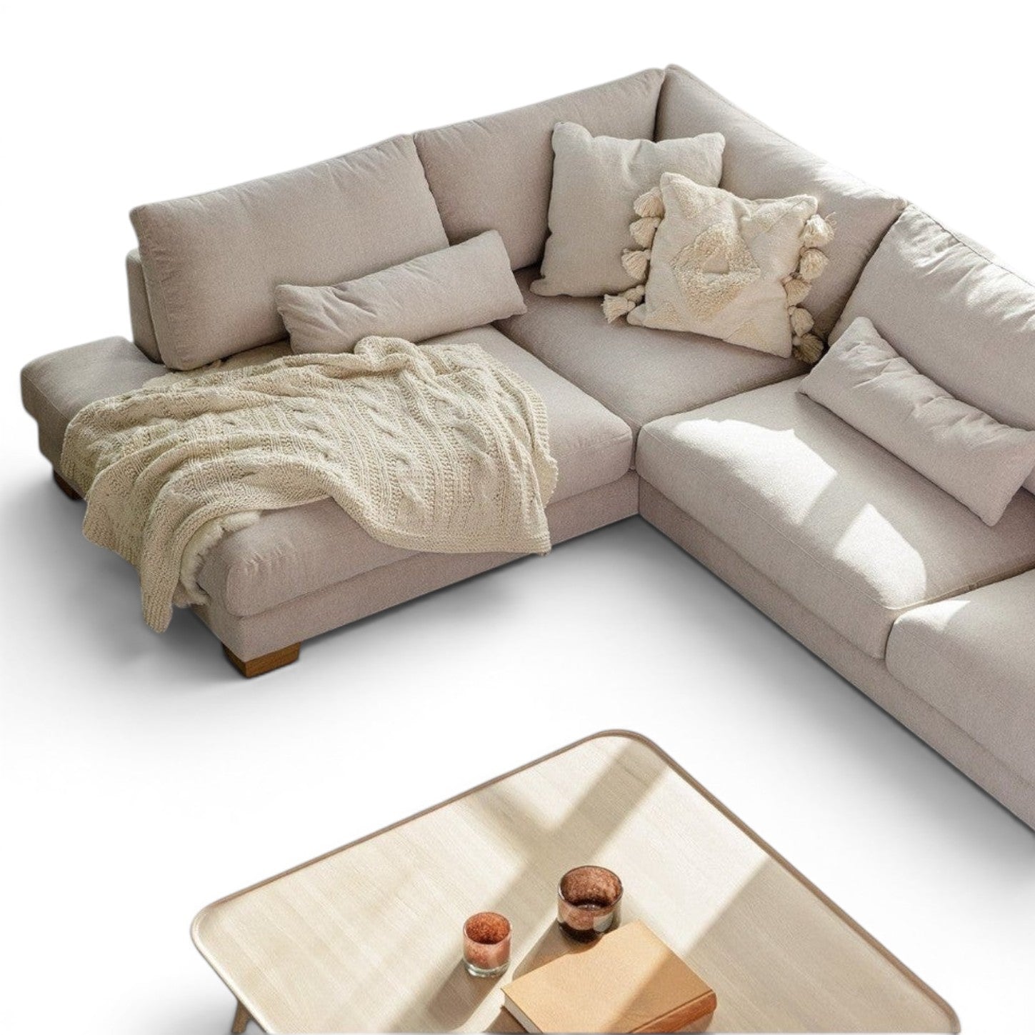 Brandon Set 3 Chaise Sofa - Pieces For Places