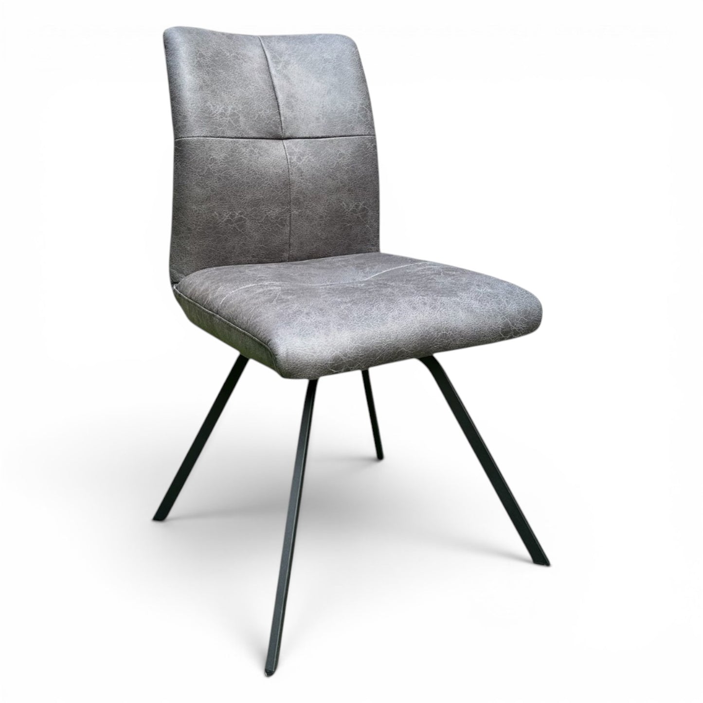 Selmy Charcoal Swivel Dining Chair