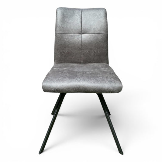 Selmy Charcoal Swivel Dining Chair