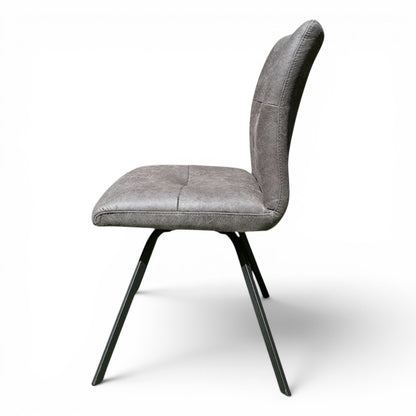 Selmy Charcoal Swivel Dining Chair