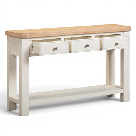 Chester Off-White 3 Drawer Sideboard