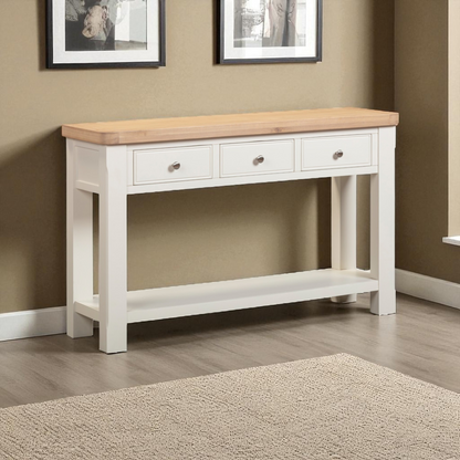 Chester Off-White 3 Drawer Sideboard