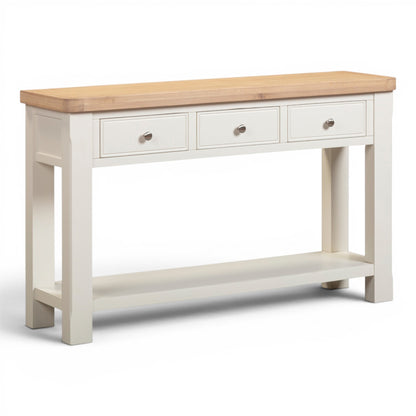 Chester Off-White 3 Drawer Sideboard
