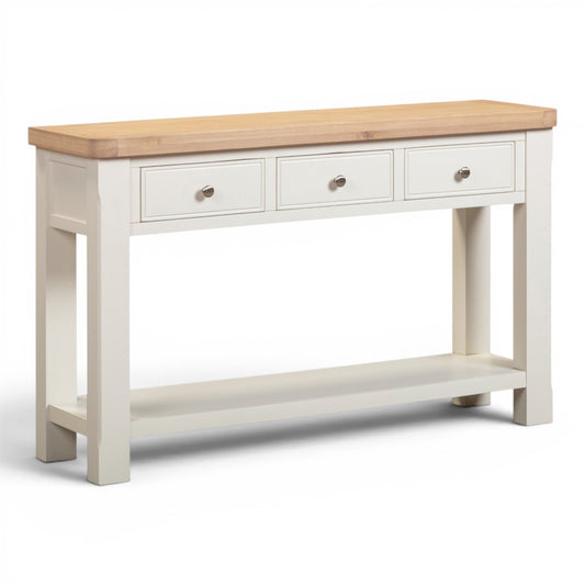 Chester Off-White 3 Drawer Sideboard