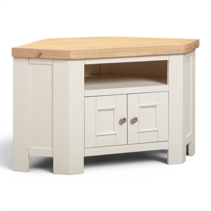 Chester Off-White Corner TV Unit