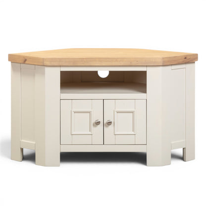 Chester Off-White Corner TV Unit